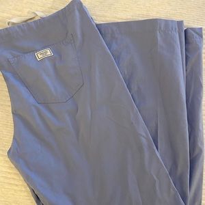 Blue sky scrub bottoms